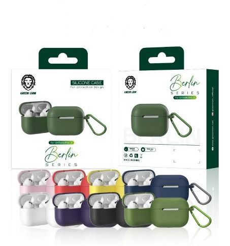 Green Lion Berlin Series Silicone Case For AirPods 2/3