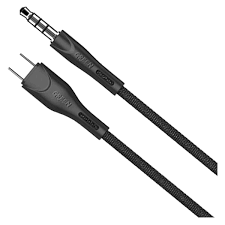 Green Lion AUX 3.5 to Type-C Cable 1.2m-Black
